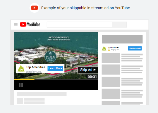 Screenshot of YouTube Ad Preview